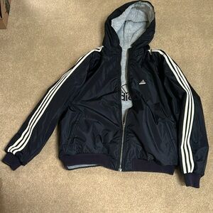 Adidas Reversable Hoodie Jacket Mens 3XL
Like New- see dimensions- tags removed